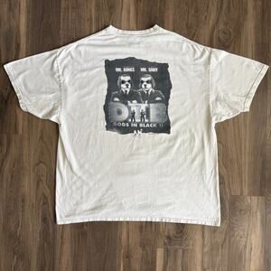 Vintage Big Dogs T-Shirt Men's Size 3XL Men In Black Movie Promo Parody DIB 1997
